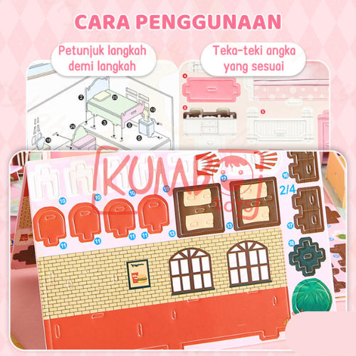 Mainan Edukasi Anak Puzzle Foam 3D Besar DIY Jigsaw Foam