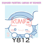 Mainan Edukasi Anak Painting Canvas By Number SANRIO KARAKTER