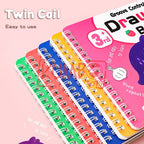 Mainan Edukasi Anak Buku Mewarnai Coloring Drawing Book 8 Lembar Groove Control Pen