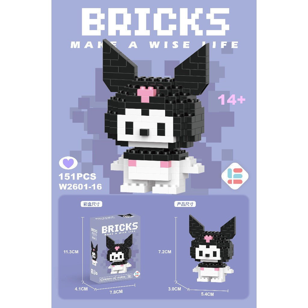 Mainan Edukasi Bricks Mini Mainan Balok Susun 3D