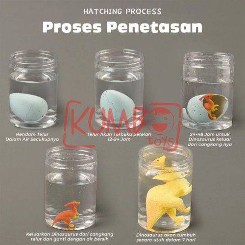 Mainan Edukasi Anak Dinosaurus Big Egg Grow Dino