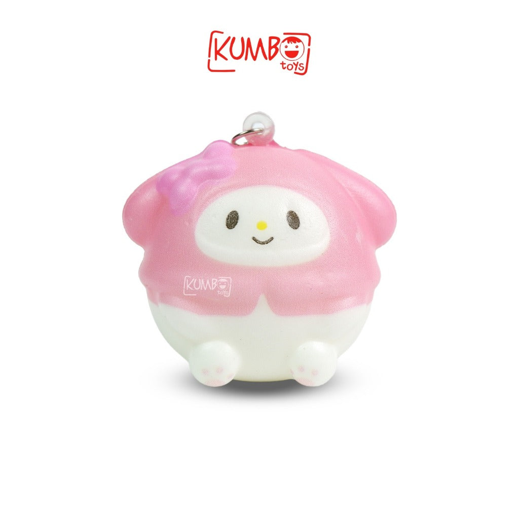 Gantungan Kunci/Tas Sekolah Anak Lucu KeyChain Squishy Karakter Sanrio