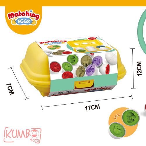 Mainan Edukasi Anak Mencocokan Bentuk Telur Matching Egg Shape Puzzle Set