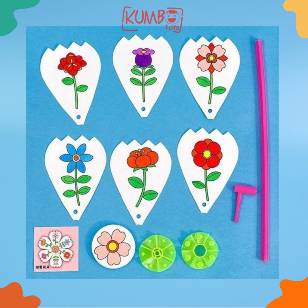 Mainan Edukasi Anak DIY Mewarnai Kincir Angin