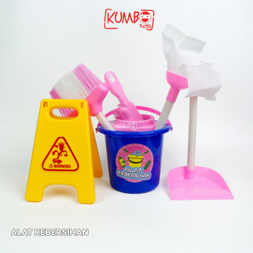 Mainan Edukasi Pretend Play Alat Kebersihan Cleaning Set Toys