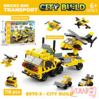 Mainan Edukasi Anak Bricks 6 In 1 Mainan Block