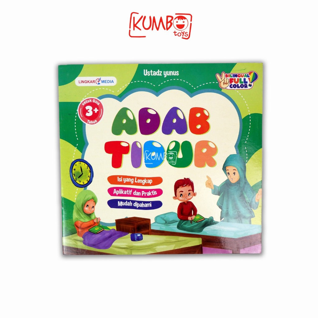 Buku Cerita Anak Bergambar Islami Seri Adab Full Color Bilingual Adab Version