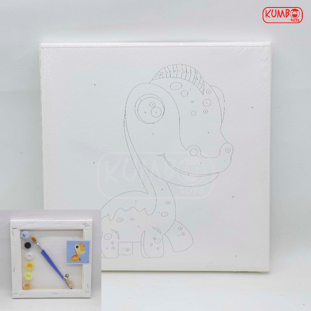 Canvas Painting Number Mainan Edukasi Melukis untuk Anak