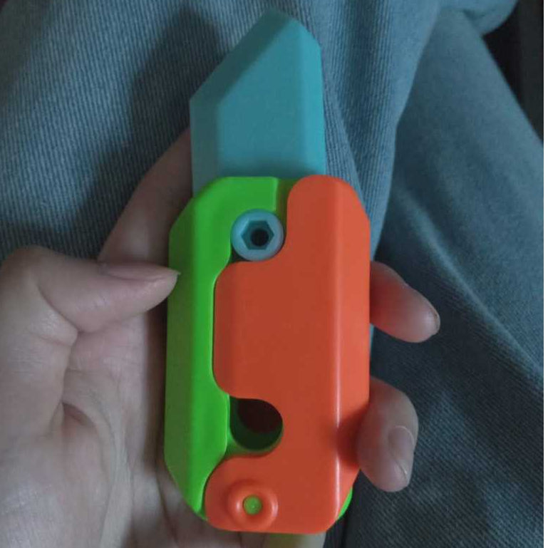 Mainan Pisau Fidget Knife Anak Dekompresi Mainan Pisau