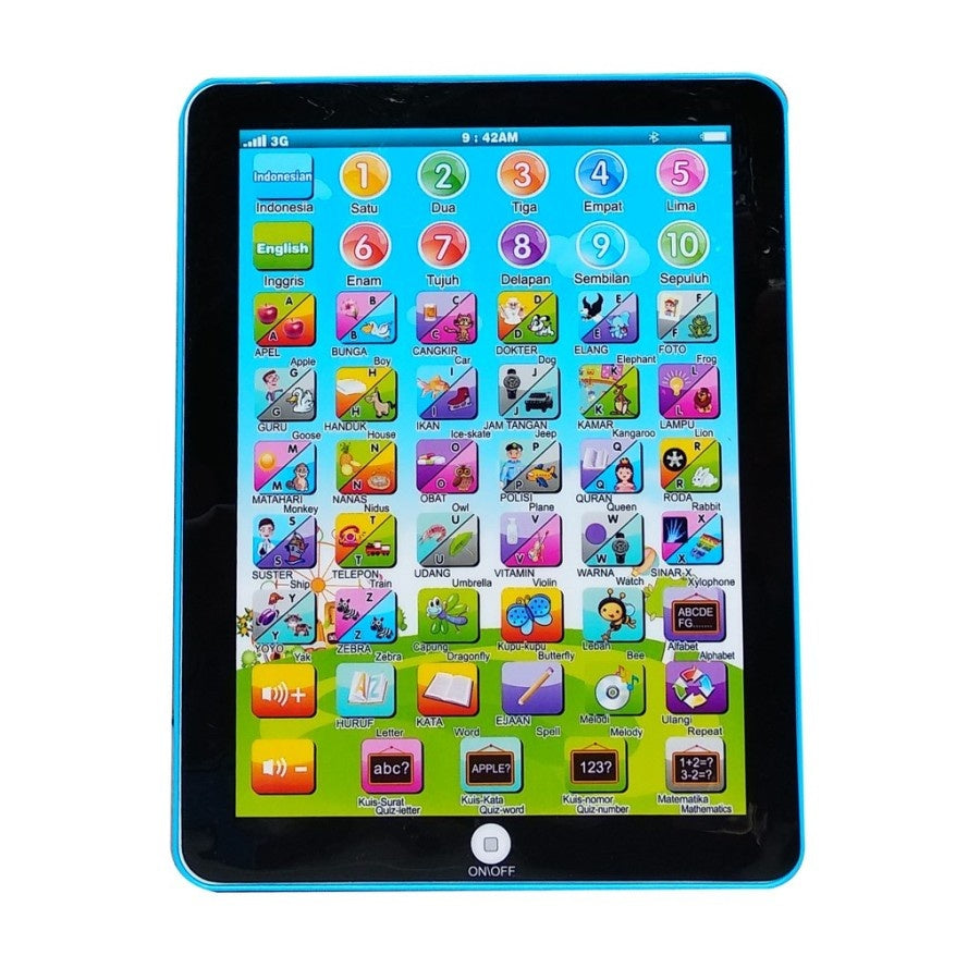 Mainan Edukasi Mini Playpad Anak Tab Computer Intelligent Early Childhood Learning Machine Ipad Sentuh
