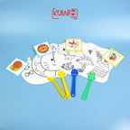 Mainan Edukasi Anak Kipas DIY Mewarnai Souvenir Hampers Anak