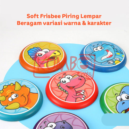 Mainan Edukasi Anak ASoft Frisbee Piring Lempar Flying Disk Outdoor Activity Sport