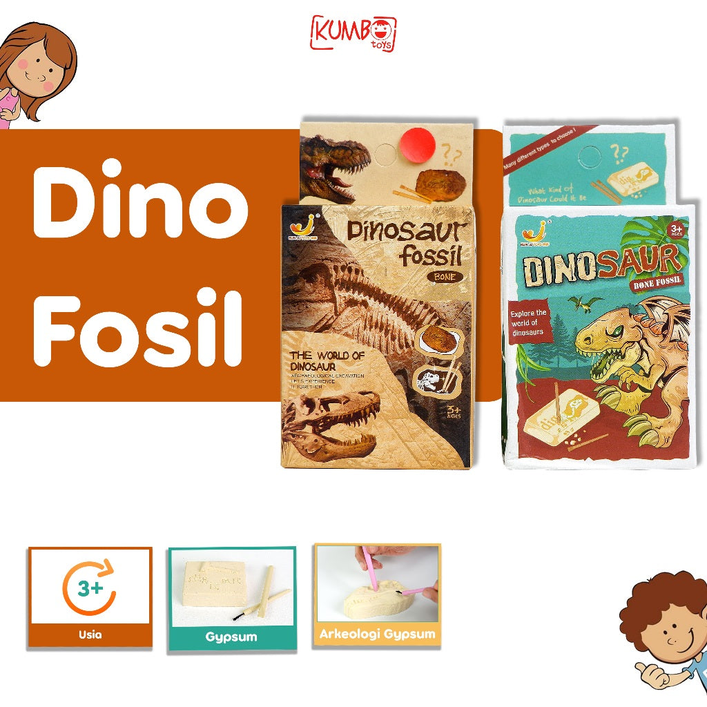 Mainan Dinosaurus Fossil