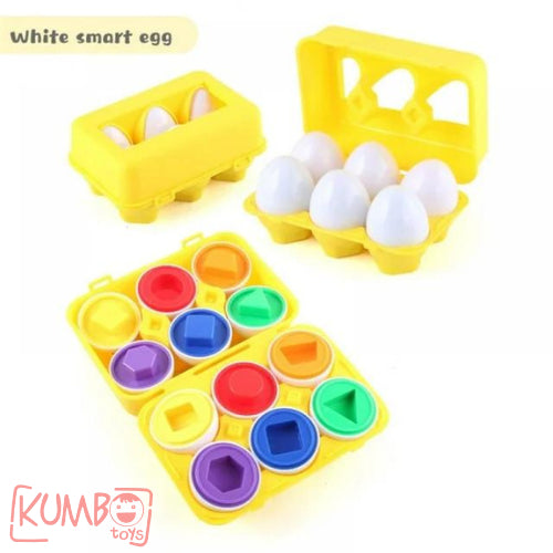 Mainan Edukasi Anak Mencocokan Bentuk Telur Matching Egg Shape Puzzle Set