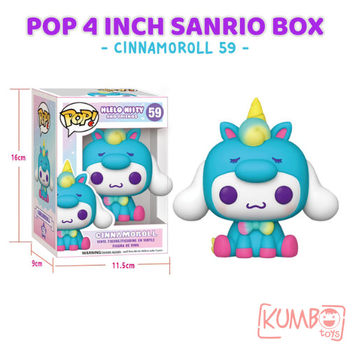 Mainan Anak Figure POP Vinyl 4 Inch Sanrio Karakter