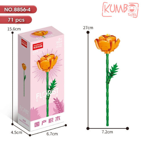 Mainan Edukasi Anak Bricks Flower Florist Plant Series