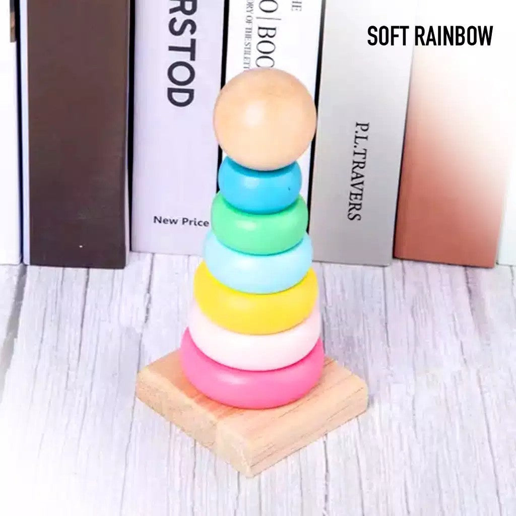 KUMBOTOYS Mainan Edukasi Anak Basic Shape Kayu Balok Geometri Puzzle 3D/Mainan Montesorri Anak
