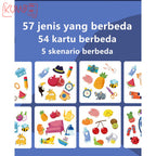 Mainan Edukasi Flash Card Crazy Flip Card Game Kartu Tebak Gambar