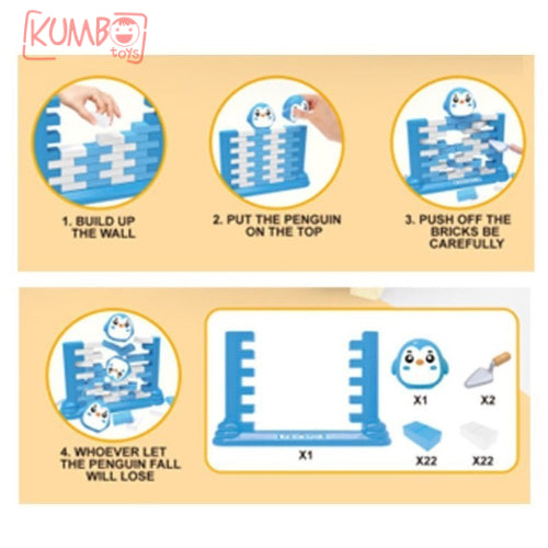 Mainan Edukasi Anak Push Bricks Mini Board Game