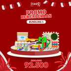 PROMO KEMERDEKAAN Bundling Mainan Edukasi Montessori Play Busy Jar Evamat Cone Ring Oromotor Taktil Fine Motoric Play Mainan Sensory KUMBOTOYS