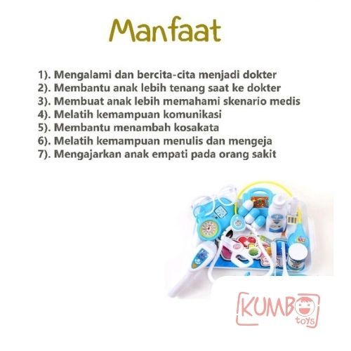 Mainan Edukasi Anak Funny Dokter Set Anak