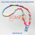 Kalung Manik Anak Karakter Beads Necklace Akrilik Aksesoris Kartun Korea