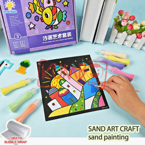 Mainan Edukasi Anak DIY Sand Painting SET BOX Art