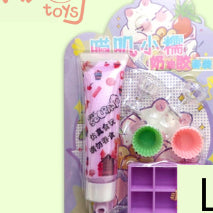 Mainan Edukasi Anak DIY Cream Gooka Guka Set MIKA Clay Aksesoris Hiasan Akrilik Kerajinan