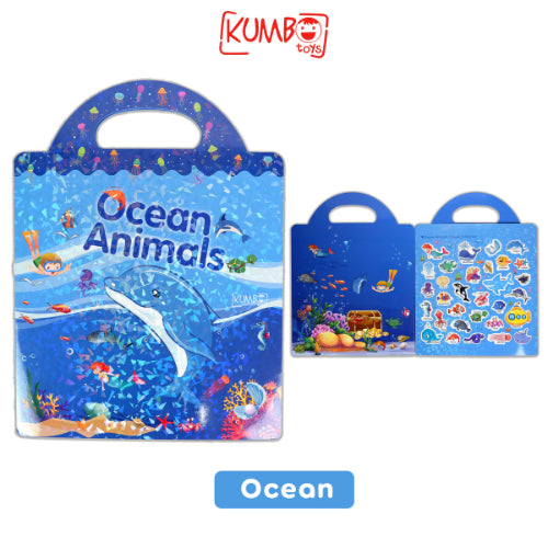 Mainan Edukasi Buku Stiker Anak Sticker Book Activity Kids