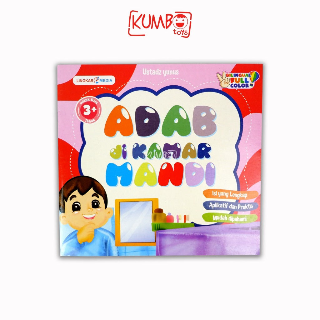 Buku Cerita Anak Bergambar Islami Seri Adab Full Color Bilingual Adab Version