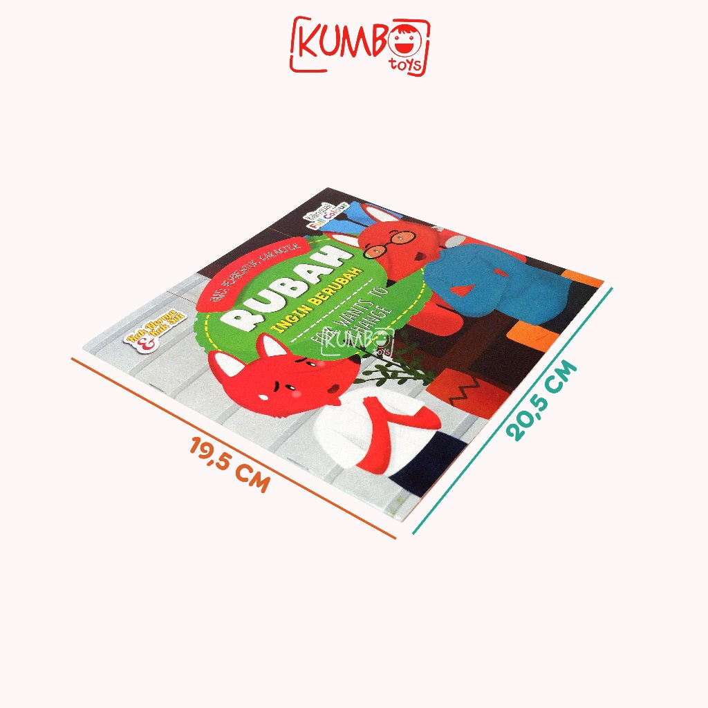 Buku Cerita Anak Bergambar/Buku Dongeng Fabel Bilingual Pembentuk Karakter