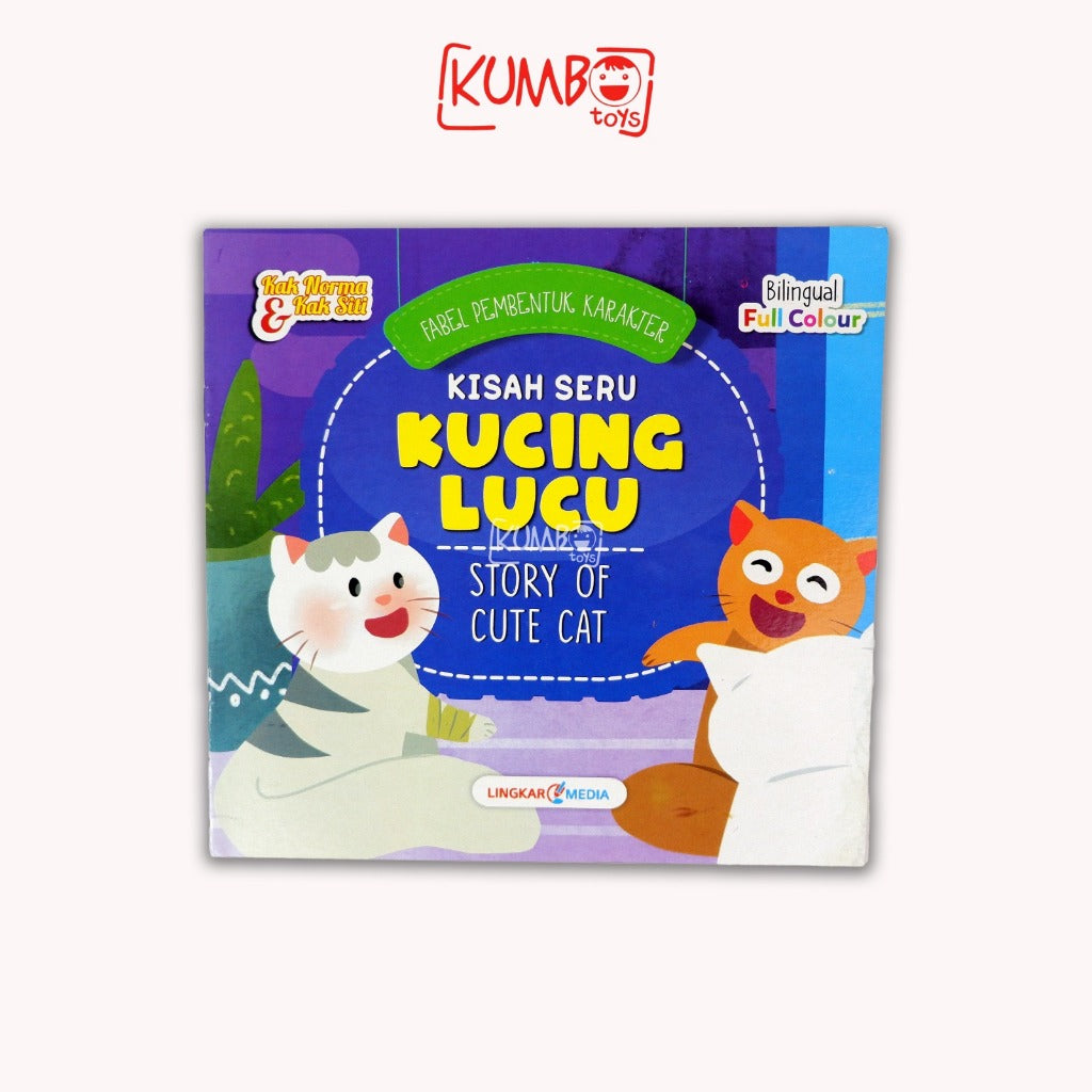 Buku Cerita Anak Bergambar/Buku Dongeng Fabel Bilingual Pembentuk Karakter