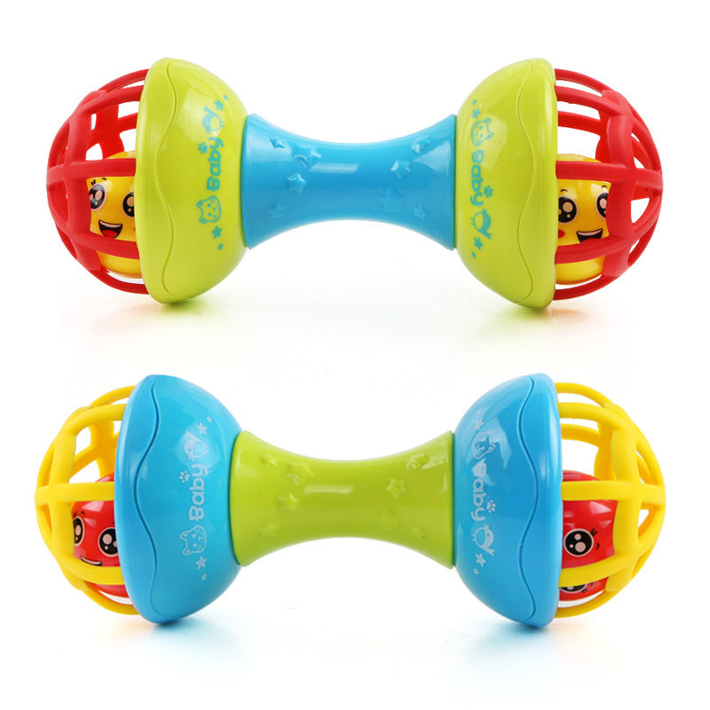 Mainan Kerincing Bayi Mainan Gigitan Bayi Bola Putar Teether Rattle Stick