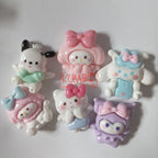 Mainan Sticker 3D Karakter Sanrio Akrilik Stiker Tempelan Lucu