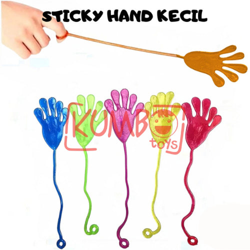 Mainan Edukasi Anak Sticky Hand Jelly Tempel Tangan Palm Climbs Wall