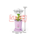 Mainan Edukasi Anak  BRICKS FLOWER Pot Bunga Mini Nano Blok Bouquet 3D Dekorasi