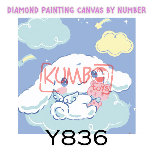 Mainan Edukasi Anak Painting Canvas By Number SANRIO KARAKTER