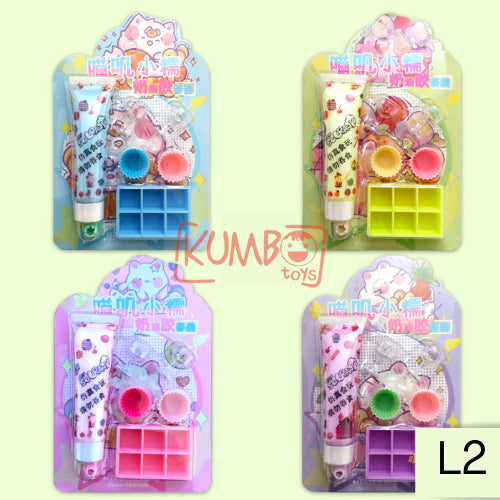 Mainan Edukasi Anak DIY Cream Gooka Guka Set MIKA Clay Aksesoris Hiasan Akrilik Kerajinan