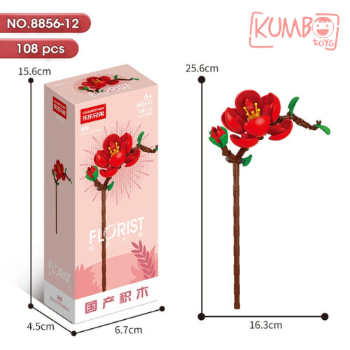 Mainan Edukasi Anak Bricks Flower Florist Plant Series