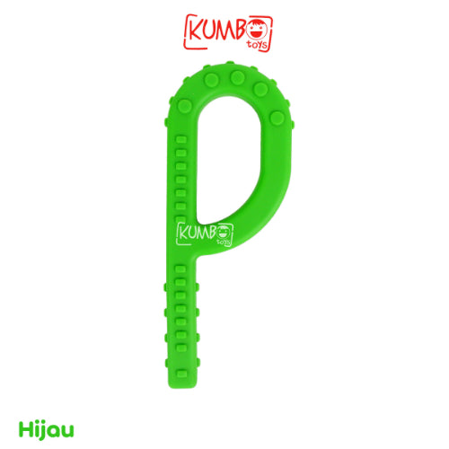 Teether Speech Delay Therapy Tools Bentuk P Alat Terapi Telat Bicara Anak