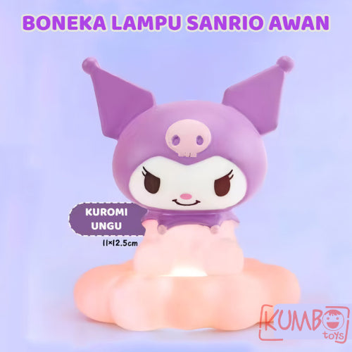 Mainan Anak Lampu Sanrio Bentuk Awan LED Dekorasi Kamar Tidur