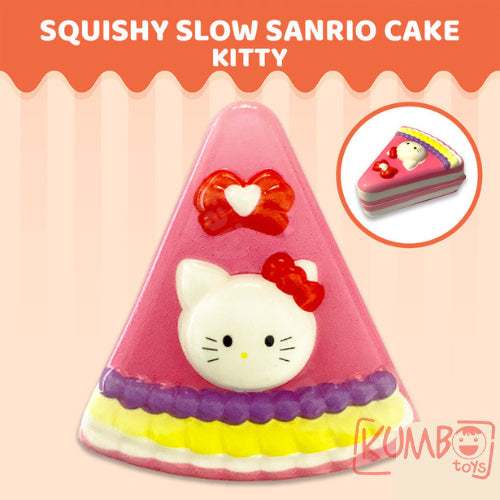Mainan Anak Squishy Slow Sanrio Cake Karakter Lucu Bentuk Kue