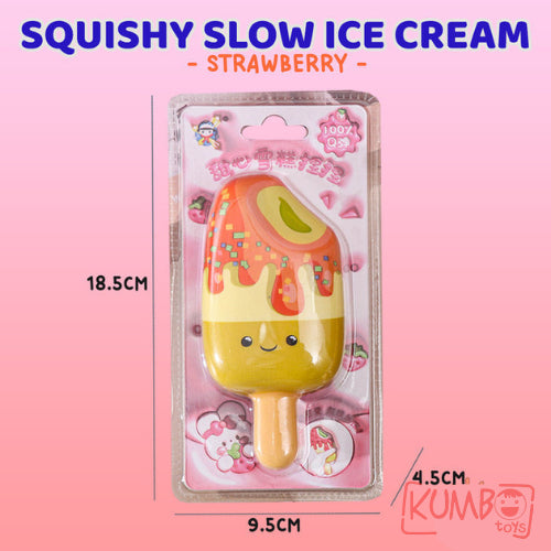 Mainan Anak Squishy Slow Bentuk Ice Cream Mika Squeeze Squishy