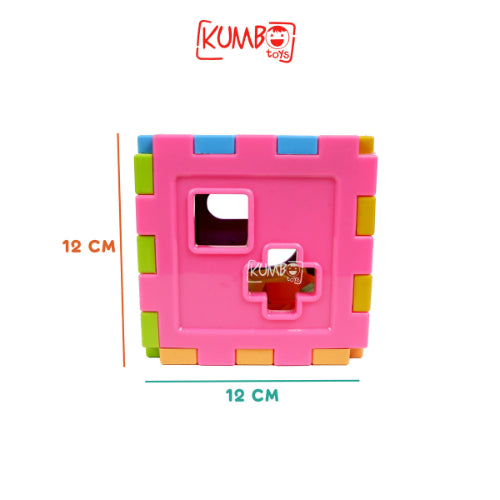 Mainan Edukasi Puzzle Kubus Bola Putar Warna Warni