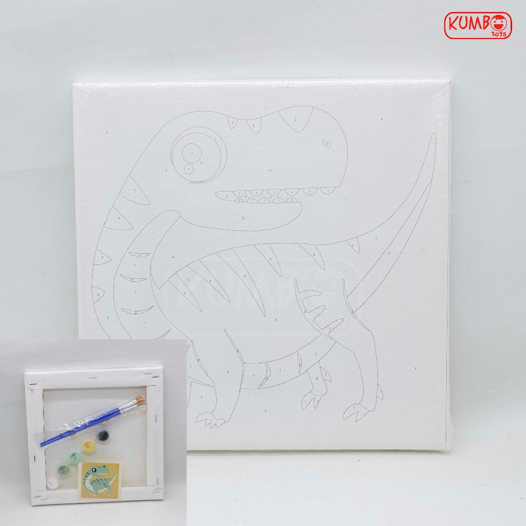 Canvas Painting Number Mainan Edukasi Melukis untuk Anak