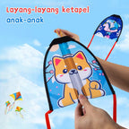 Mainan Outdoor Anak Layang Layang Ketapel Kite