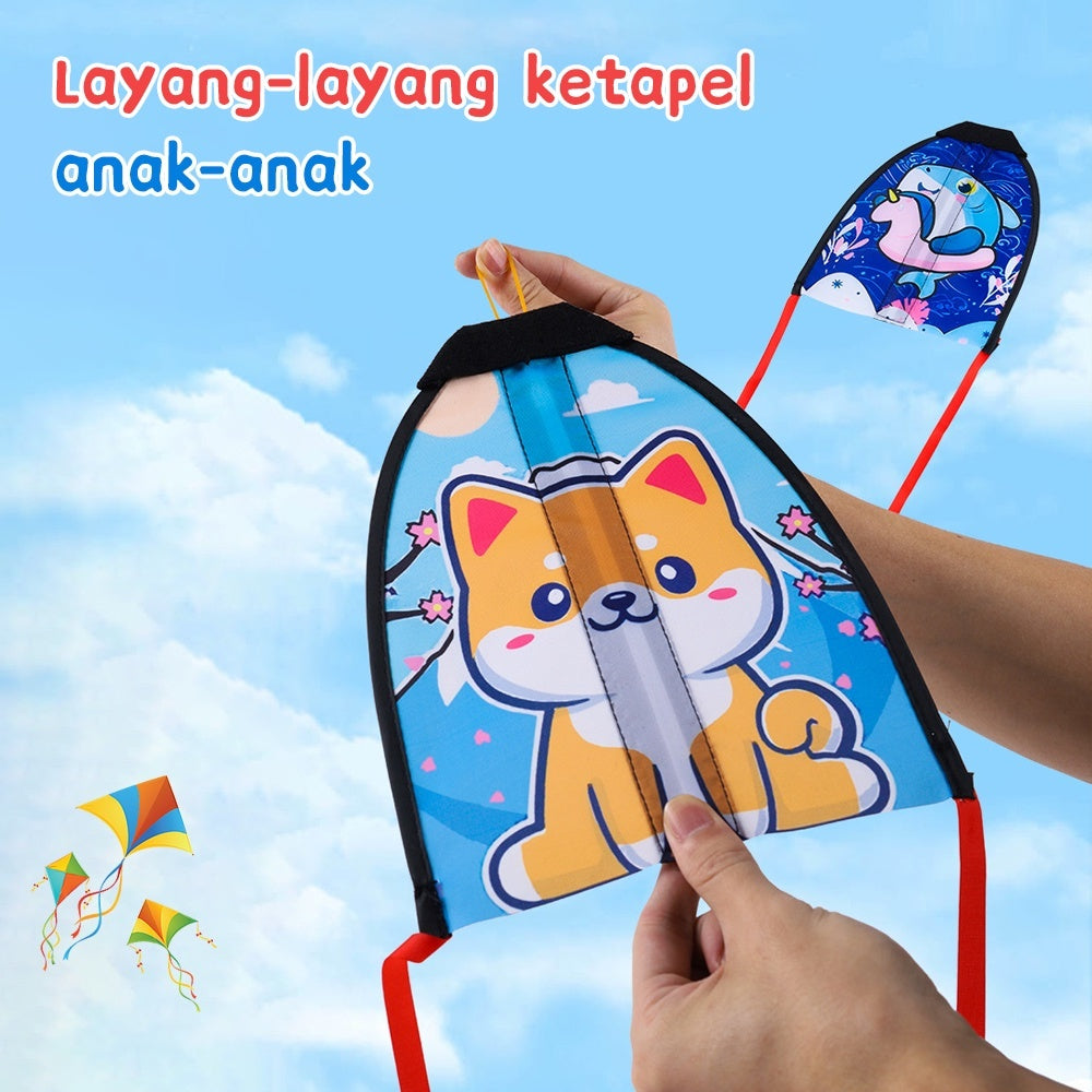 Mainan Outdoor Anak Layang Layang Ketapel Kite