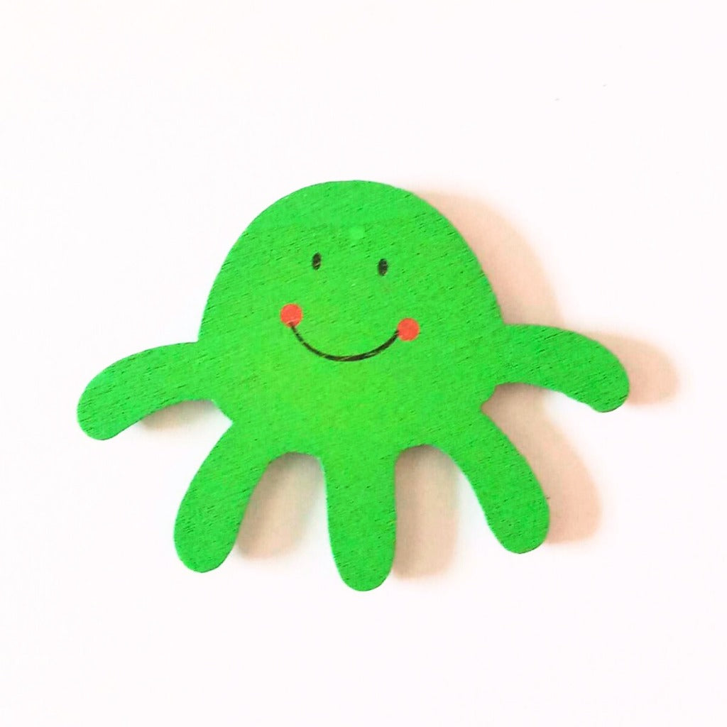 Mainan Edukasi Magnet Kayu Tempel Kulkas Anak Karakter