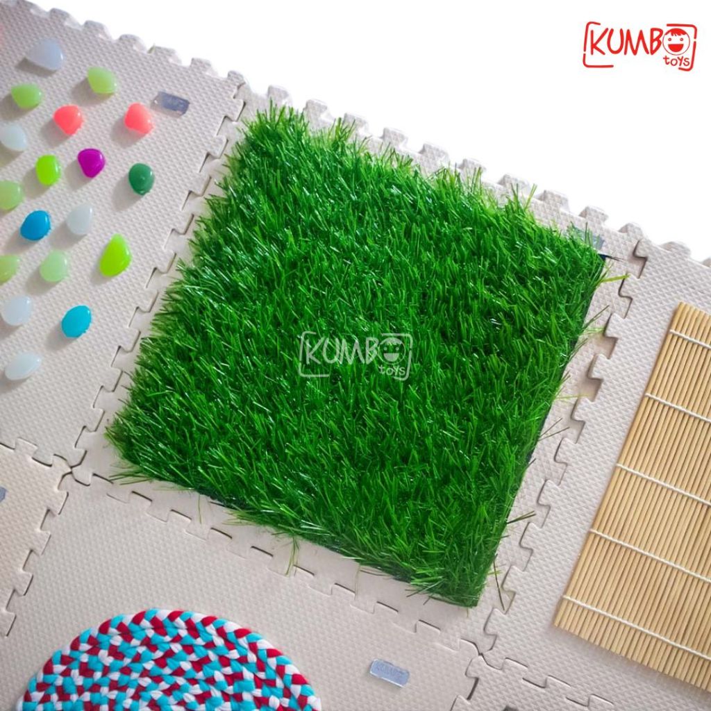 Mainan Edukasi Anak Paket Sensory Path Mat EvaMat