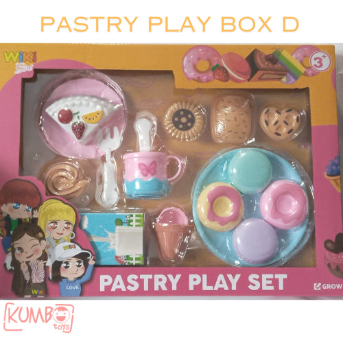 Mainan Edukasi Pretend Play Pastry Play Box